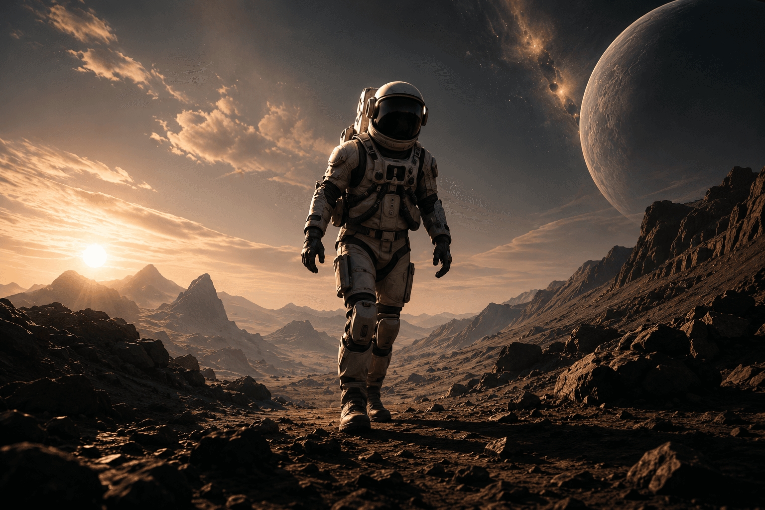 Cinematic AI-generated astronaut scene made with GoodTake